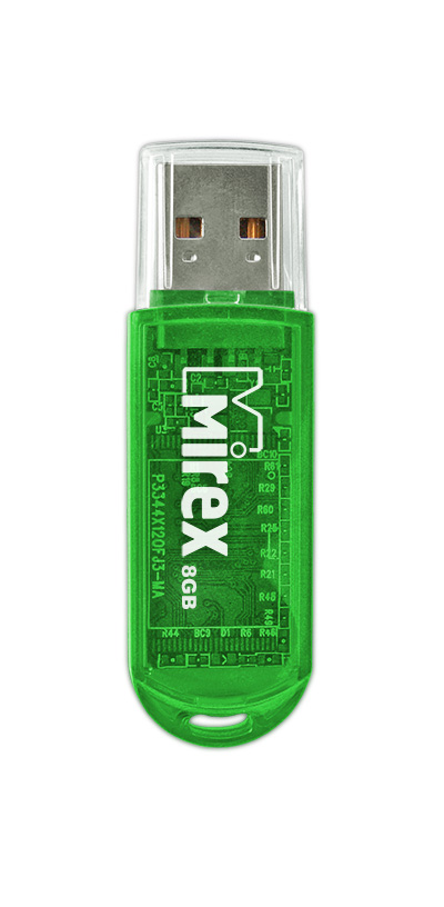 USB2.0 FlashDrives 8Gb Mirex ELF GREEN