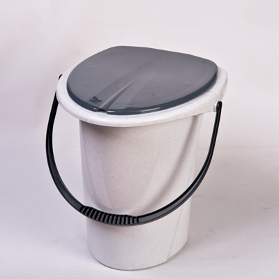 Ведро -туалет пласт 17л Smart Solution мрамор (97942)