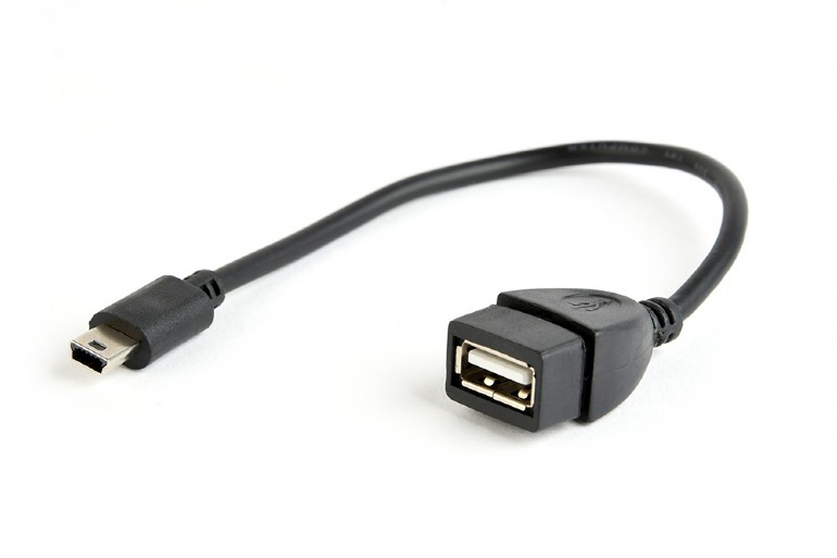 Переходник OTG Bion, USB 2.0, AF/Mini BM, 0.15m [BXP-A-OTG-AFBM-002]