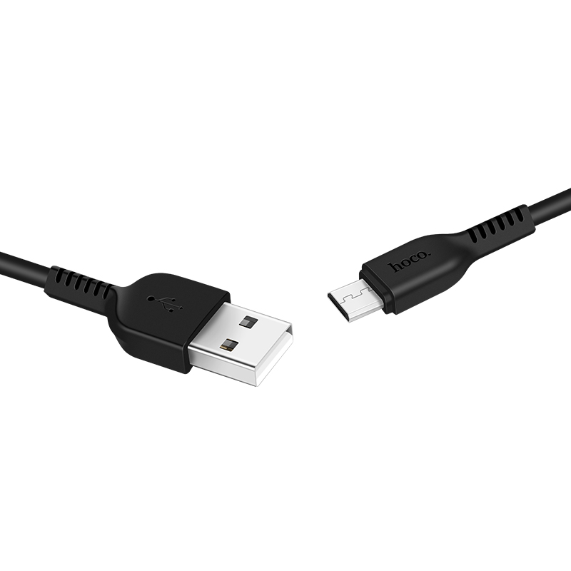 Кабель USB - micro USB HOCO X13 Чёрный  2A,1м