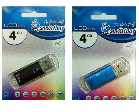 USB2.0 FlashDrives16Gb Smart Buy V-Cut Silver