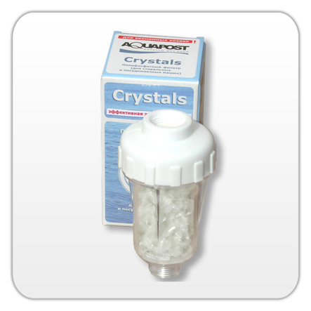 Фильтр для стиральной машины Aquapost Crystals  дозатор полифосфатных солей (0,14кг)