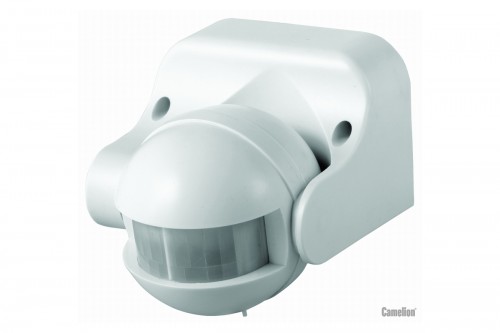 Сенсор Camelion LX-39/Wh белый (Электр. сенсор включения освещения на движение, настенный, 180*)