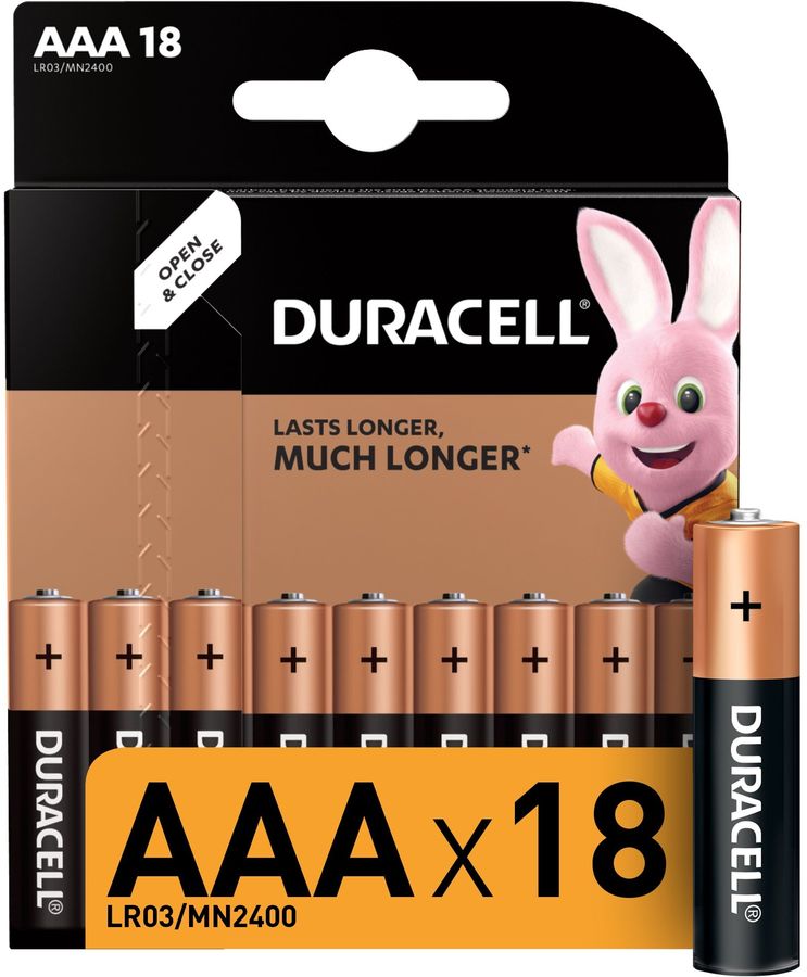 Бат LR3            Duracell BP-18 (180шт) Бельгия