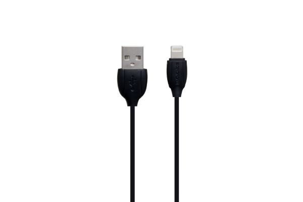 Кабель USB - 8pin BOROFONE BX19 Черный (для iPhone5/6/7) 2,4А, 1м
