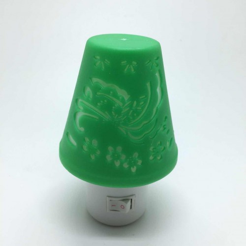 Ночник Camelion NL-194   "Светильник зеленый"   (LED ночник с выкл, 220V)