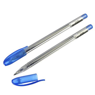 Ручка гелевая синяя, 14,9см, наконечник 0,5мм, пластик (уп.50)