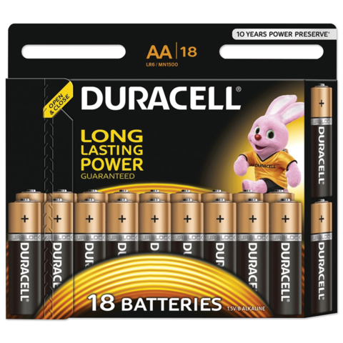 Бат LR6            Duracell   BP-18 (18/180шт) Бельгия