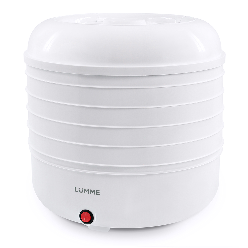 Сушилка для овощей и фруктов LUMME LFD-105PP белый жемчуг (200W, 5секц, 20л)