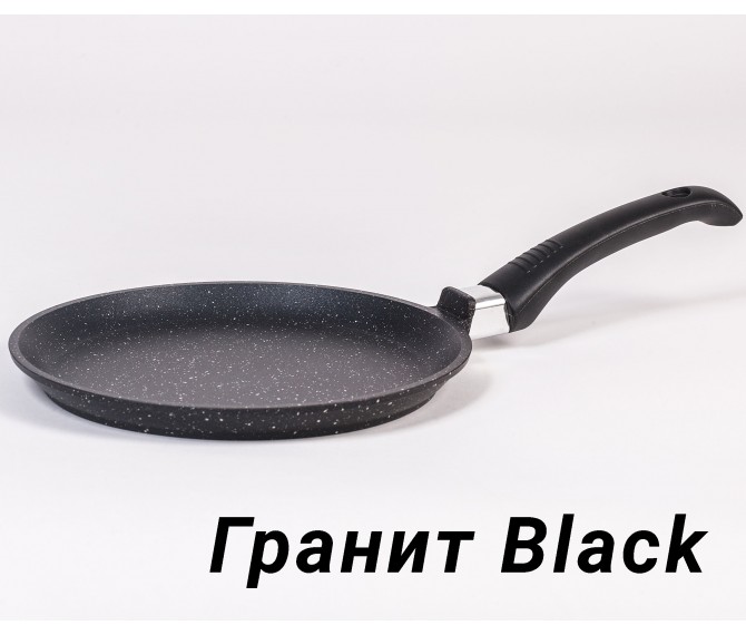 Мечта Сковорода блинная литая 20см АП Гранит black  арт 10802 (10)