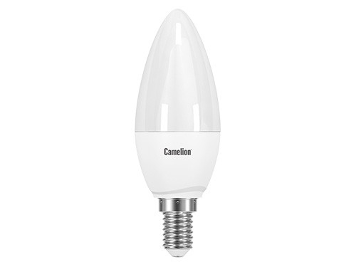 Эл. лампа светодиодная Camelion LED-C35- 7W-/830/E14(Свеча 7Вт 220В, аналог 60Вт) уп.1/10/100