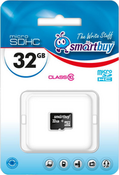 Пам.MicroSDHC,32Gb Smart Buy (Class 10) UHS-I без переходникa