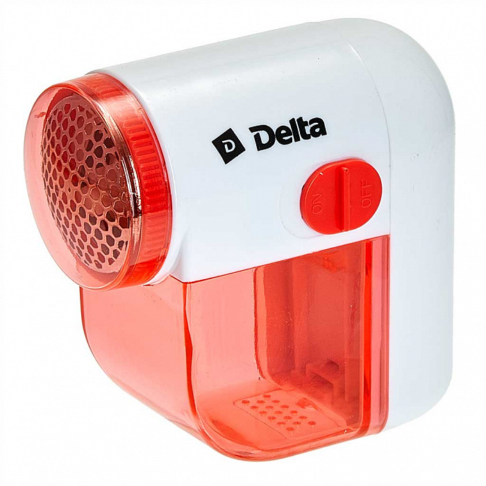 Триммер для ткани DELTA DL-258  белый с оранжевым,2 батарейки 2АА-1,5Вт (120)