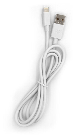 Кабель USB - 8pin BYZ BL-642  1 метр, 2.1А, силикон, белый