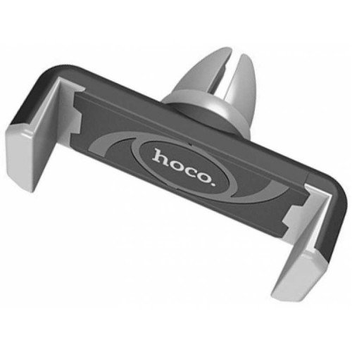 Держатель для смартфонов HOCO CPH01 black&grey (раздвижной, 3,5"-6,0", в решётку воздуховода)