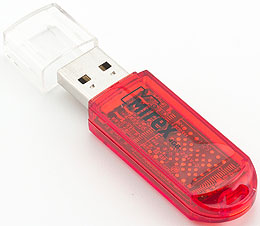 USB2.0 FlashDrives 8Gb Mirex ELF RED