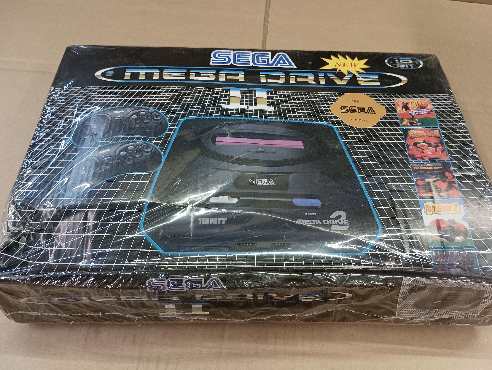 Игр. приставка SEGA Mega Drive 2.16-bit+368 игр мятая упаковка