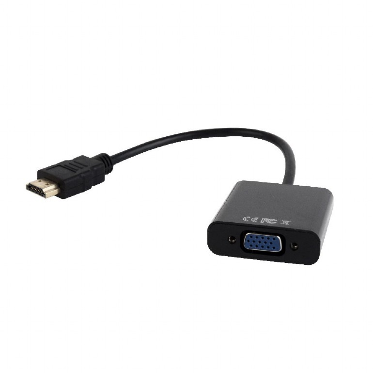 Переходник Bion HDMI - VGA + стерео-аудио, 19M/15F & miniJack 3.5mm [BXP-A-HDMI-VGA-02]