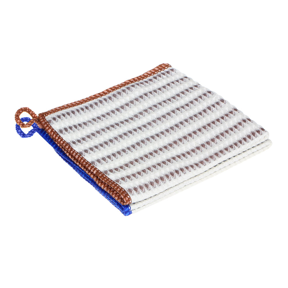 Салфетки сервировочные набор 2шт VETTA  бамбуковое волокно в полоску, 30х30см, 25г