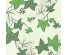 Пленка самоклеющаяся Grace 5411-45 зеленые листья на светло-зеленом, повышенная плотность, 45см/8м