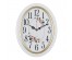 Часы настенные СН 3829 - 107 овал, корпус белый с золотом "Розы" (29,5х38,5 см) (10)астенные часы оптом с доставкой по Дальнему Востоку. Настенные часы оптом со склада в Новосибирске.