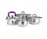LARA LR02-92 Bell PROMO набор посуды, (кастр.:1.9л,3.6л,6.1л) + ПОДАРОК - чайник (LR00-6) доставкой - Новосибирск, Новокузнецк, Горно-Алтайск. Низкие цены, большой ассортимент посуды оптом