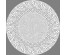 Салфетка Grace Лейс 30х30  LO-1007B СЕРЕБРО круг (12)Пленка самоклеющаяся оптом с доставкой по РФ по низким цекнам.