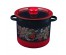 Кастрюля цилиндрическая Стальэмаль 8л декор красно-черн с пластмассовой кнопкой С1620.38 (2/уп)Посуда эмалированная оптом Сталь Эмаль. Эмалированные кастрюли оптом.