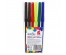 Фломастеры ClipStudio  6 цветов с цветным колпачком, пластик, в ПВХ пенале