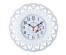Часы настенные СН 3016 - 006W d=30см, корпус белый с серебром "Адажио" (10)