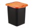 Контейнер для мусора 18л Пуро Оранжевый 2475Mор (уп/8шт) Товары для ванной оптом с доставкой по Дальнему Востоку. Большой каталог товаров для ванной оптом.