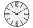 Часы настенные СН 5014 - 002 из металла, d=50 см, открытая стрелка, белый+черный МДФ "Классика" (5)