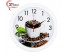 Часы настенные СН 2323 - 172W Чашечка кофе с корицей круглые (23x23) (10)астенные часы оптом с доставкой по Дальнему Востоку. Настенные часы оптом со склада в Новосибирске.