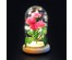 Светильник - цветочная композиция, розы, 15 см, 3хLR1130, 4 цвета
