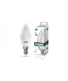 Эл. лампа светодиодная Camelion LED-C35- 8W-/845/E14(Свеча 8Вт 220В, аналог 75Вт) уп.1/10/100нецк, Ленинск-Кузнецк, Барнаул, Горно-Алтайск, Бийск и др. Большой каталог светодиодных ламп оптом.
