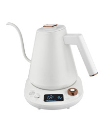 Чайник Centek CT-1005 (белый) 1л, 1100Вт, регулировка t° на базе, поддержание t°, ф-ция Barista