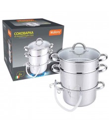 Соковарка Mallony  JM-22/6L, нерж сталь, диам. 22см, 6 литров