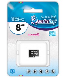 Пам.MicroSDHC, 8Gb Smart Buy (Class 4) без переходникаужаем в Красноярск, Иркутск, Якутск, Кызыл, Улан-Уде, Хабаровск, Владивосток, Комсомольск-на-Амуре.