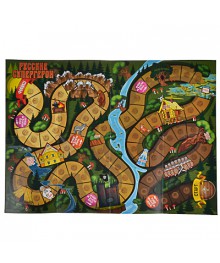 Игра-ходилка настольная "Русские супергерои BY", картон, пластик, 15х22см. Игровая приставка Ritmix оптом со склада в Новосибриске. Большой каталог игровых приставок оптом.