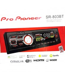 Авто магнитола  SR-803BT+Bluetooth+USB+AUX+Радио