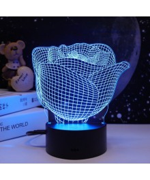 Ночник Camelion NL-401      (LED настольный светильник 3Вт, RGB, USB)ников оптом со склада в Новосибриске. Ночники оптом по низкой цене с доставкой по Дальнему Востоку.