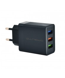 Блок пит USB сетевой  Орбита OT-APU33 чёрный (5В, 2400mA)USB Блоки питания, зарядки оптом с доставкой по России.