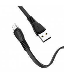 Кабель USB - micro USB HOCO X40 Чёрный  2.4A,1м плоскийВостоку. Адаптер Rolsen оптом по низкой цене. Качественные адаптеры оптом со склада в Новосибирске.