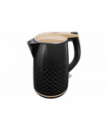 Чайник  Centek CT-0025 (Black) металл 1.8л, 2000W, двойные стенки, кнопка вкл. на ручке