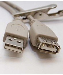 Кабель USB A (штекер) - USB A (гнездо),    3 м бл  Нетко  03378 (03712)Востоку. Адаптер Rolsen оптом по низкой цене. Качественные адаптеры оптом со склада в Новосибирске.