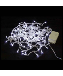 Гирлянда светодиодная  LED100-5-W, 5 м, белый холодный (100ламп)ке. Доставка Барнаул, Кемерово, Томск, Новокузнецк, Горно-Алтайск, Междуреченск, Ленинск-Кузнецкий.