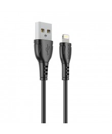 Кабель USB - 8pin BOROFONE BX51 Чёрный (2,4А, для iPhone5/6/7) 1мВостоку. Адаптер Rolsen оптом по низкой цене. Качественные адаптеры оптом со склада в Новосибирске.