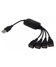 USB разветвитель PC PET 4-port USB2.0 (Splitter)даптер с доставкой по Дальнему Востоку. Большой каталог USB разветвителей со склада в Новосибирске.