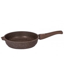 Мечта Сковорода литая  28см АП Гранит Brown со съем.ручкой арт 028806 (10) доставкой - Новосибирск, Новокузнецк, Горно-Алтайск. Низкие цены, большой ассортимент посуды оптом