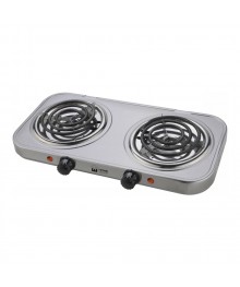 Электроплитка HOME ELEMENT HE-HP702 сталь спираль двухконфорочная 2,5кВт (6)плитки оптом с доставкой в Новосибирске. Большой каталог лектропечек, духовок оптом по низкой цене.